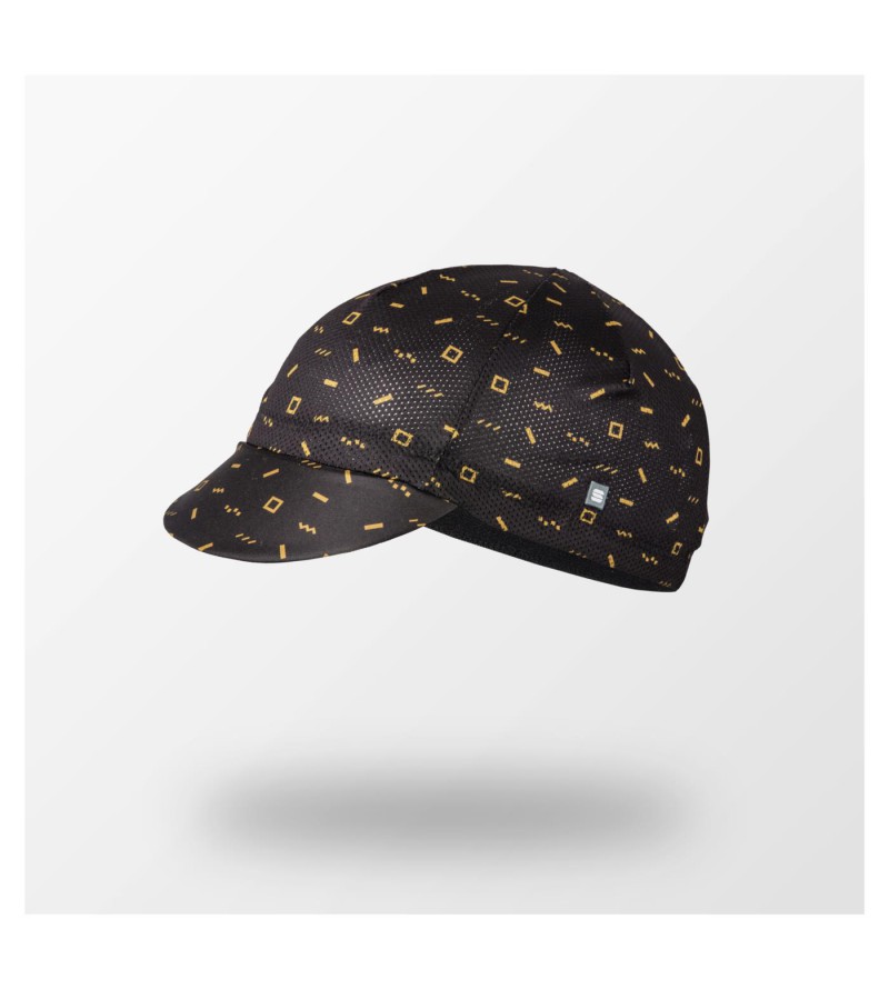 CAPPELLINNO CHECKMATE CYCLING CAP NERO GOLD tg.UNI